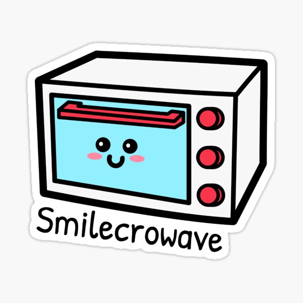 Kawaii cute happy microwaves technology Royalty Free Vector