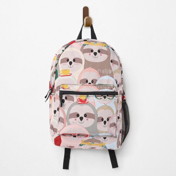 Item preview, Sloth cute cartoon seamless pattern designed and sold by WaveOcean123.