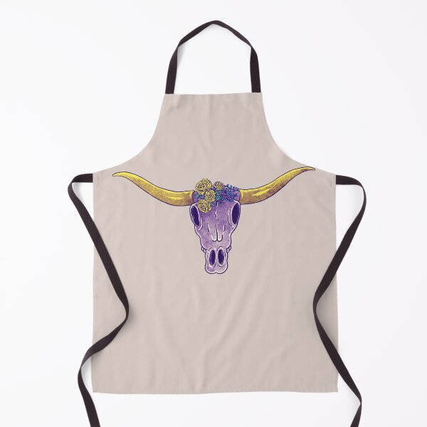 Item preview, Longhorn Skull - Yellow Rose of Texas Flowers Blue Bonnets Vintage Cartoon Cow Skull yellow roses | Vulture Culture | we're texas | we are texas designed and sold by Any Color Designs.