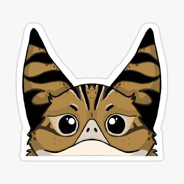 Vista previa del artículo con la obra «Gato Lothcat que mira fijamente», diseñado y vendido por maddyspindler.