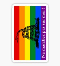 Ne marchez pas sur moi ! Gadsden Drapeau Sticker