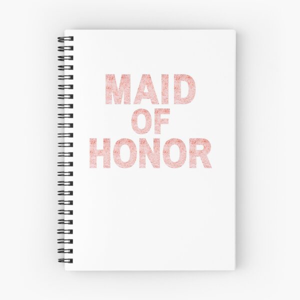 Item preview, Maid of Honor Pink Floral Design designed and sold by allymadethis.