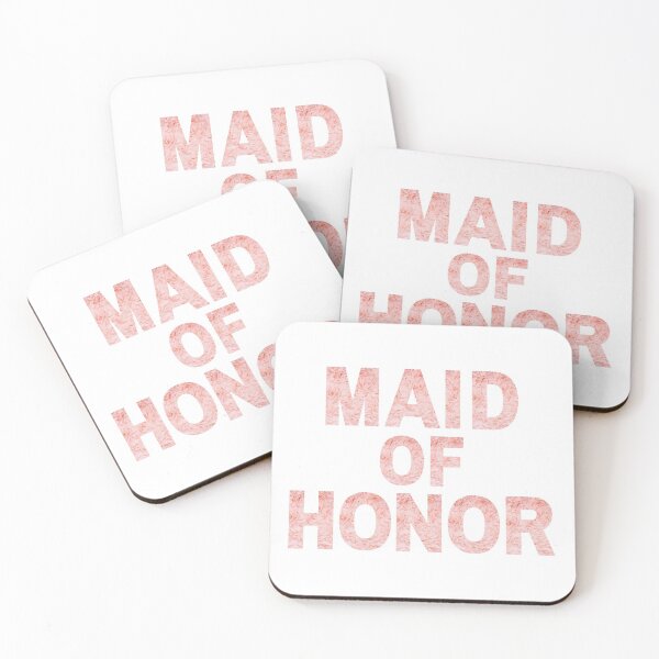 Item preview, Maid of Honor Pink Floral Design designed and sold by allymadethis.