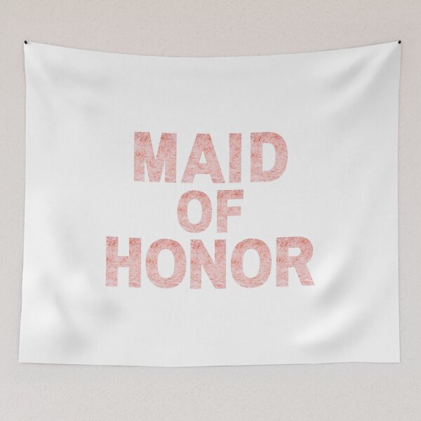 Item preview, Maid of Honor Pink Floral Design designed and sold by allymadethis.
