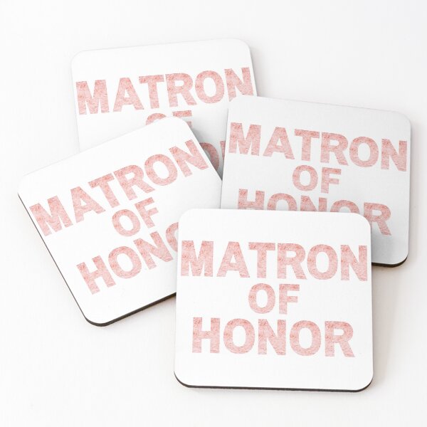 Item preview, Matron of Honor Pink Floral Design designed and sold by allymadethis.