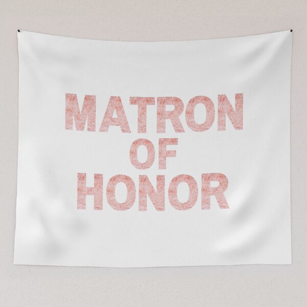 Item preview, Matron of Honor Pink Floral Design designed and sold by allymadethis.