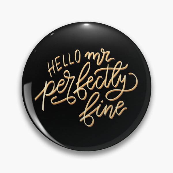 Item preview, Mr. Perfectly Fine (gold) designed and sold by banannaroyale.