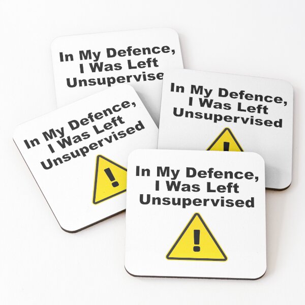 Item preview, in my defence, I was left unsupervised designed and sold by PebblesPrint.