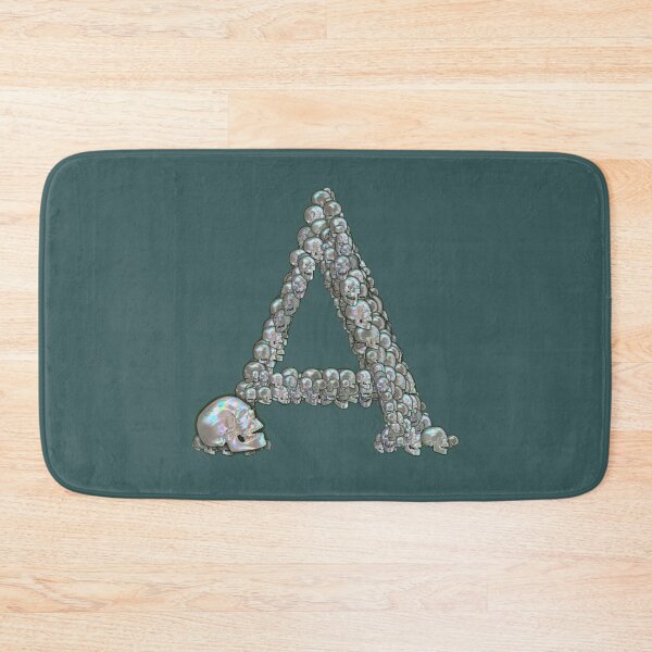 Item preview, Skull Alphabet A designed and sold by dinaaaaaah.