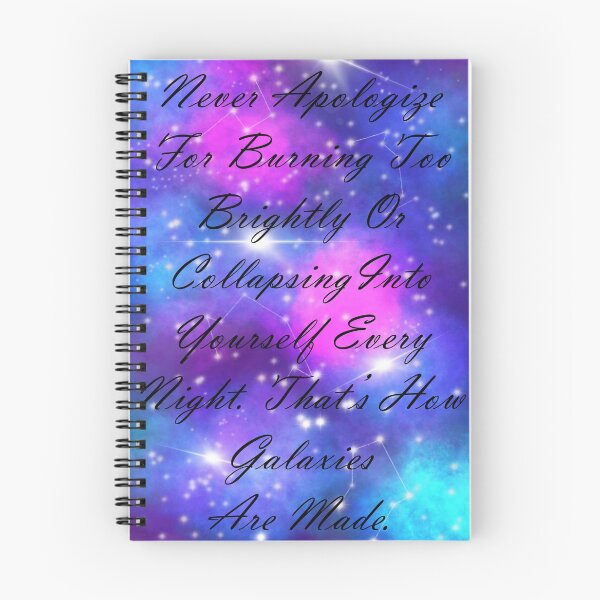 Artikelvorschau, Galaxy Design mit Zitat entworfen und verkauft von LexiBearDraws.