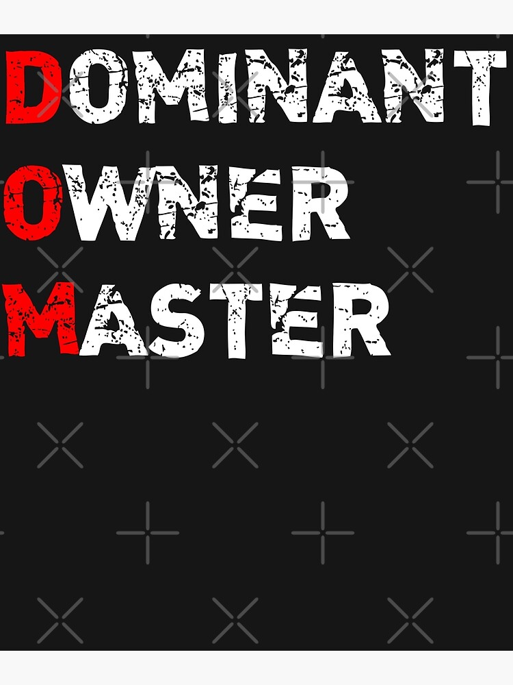 Dominant Owner Master Daddy Bondage Bdsm Kink Fetish T-Shirt