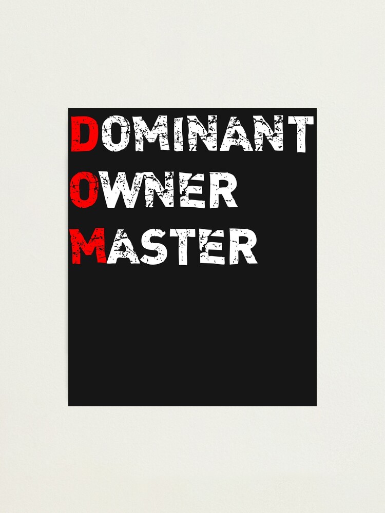 Dominant Owner Master Daddy Bondage Bdsm Kink Fetish T-Shirt