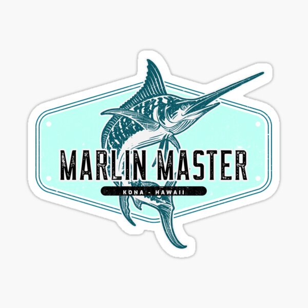 Marlin Fishing Stickers for Sale, Free US Shipping