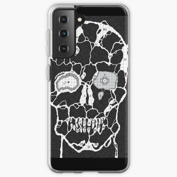 Devil Face Cave Map Samsung Galaxy Soft Case