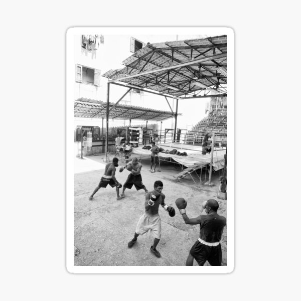 Boxcamp in Havanna, Kuba Sticker