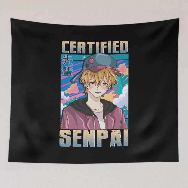 Item preview, Aesthetic Certified Senpai Japanese Anime Otaku designed and sold by perfectpresents.