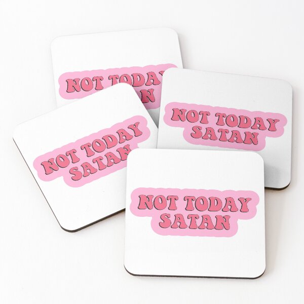 Item preview, Not Today Satan designed and sold by dobiegerl.