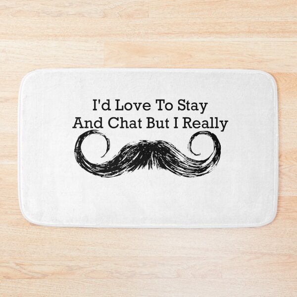 Item preview, I Mustache designed and sold by PebblesPrint.