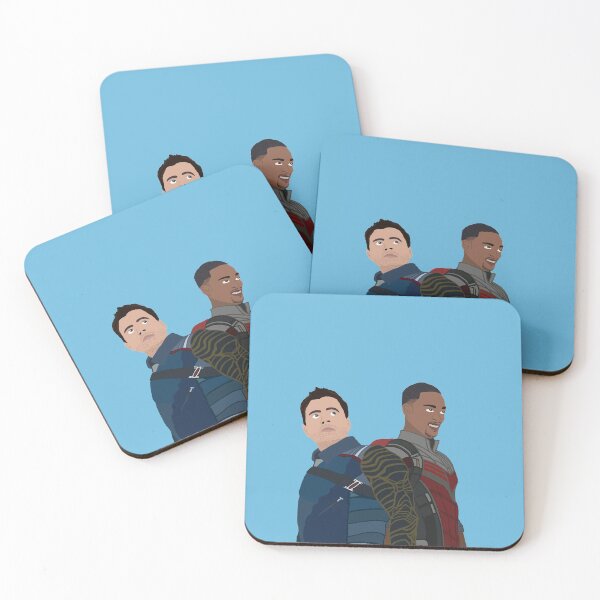 Item preview, The Falcon & Winter Soldier Duo designed and sold by angielovely.