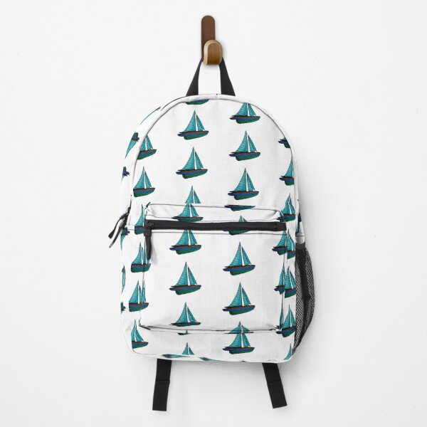 Item preview, Blue and Green Sailboat 1 designed and sold by m-and-m2022.