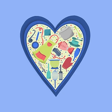 Artwork thumbnail, Kitchen Heart by Andrew Sharp