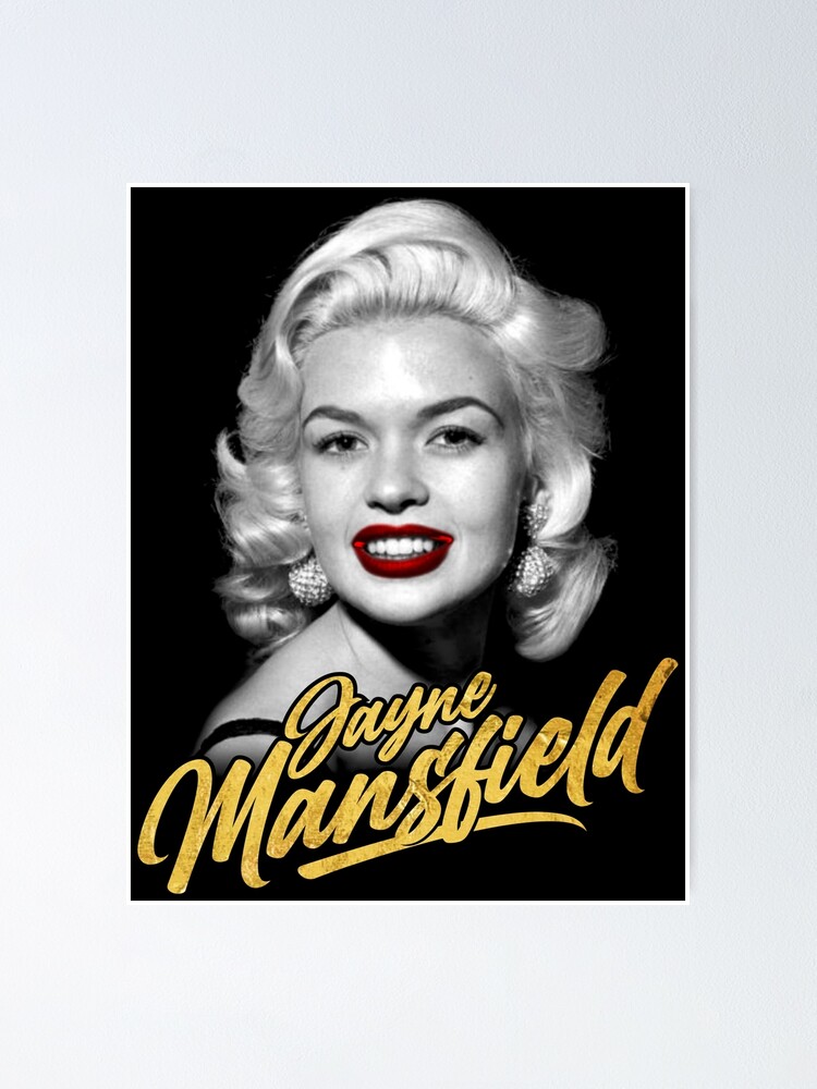 "JAYNE MANSFIELD" Poster for Sale by lakocukute Redbubble