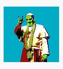 Rock Pop Pope Superstar Photographic Print