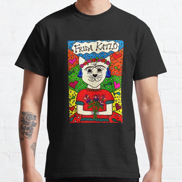 frida kahlo cat shirt