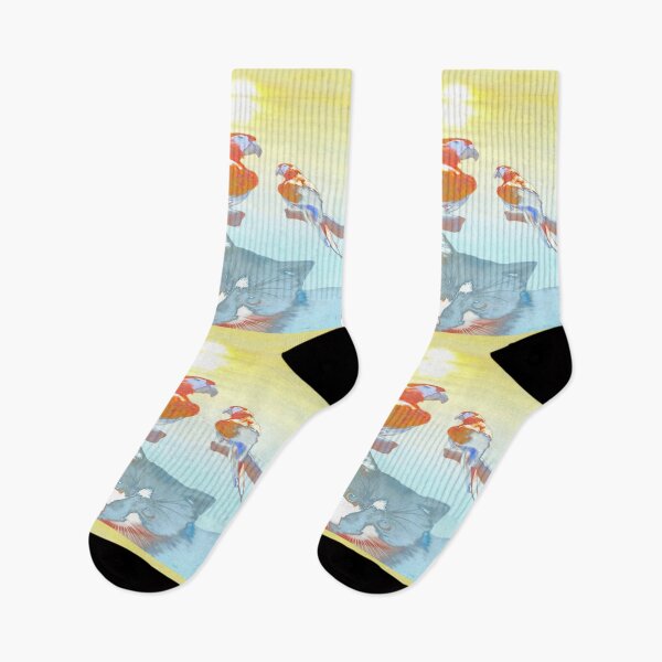 Item preview, Kitty, Parrots, Sunset designed and sold by kristalcurt.