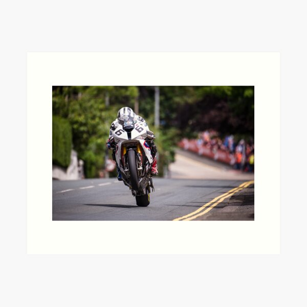 Isle Of Man TT Course Printed Canvas Picture A1.30"x20" 30mm Deep Road Racing 