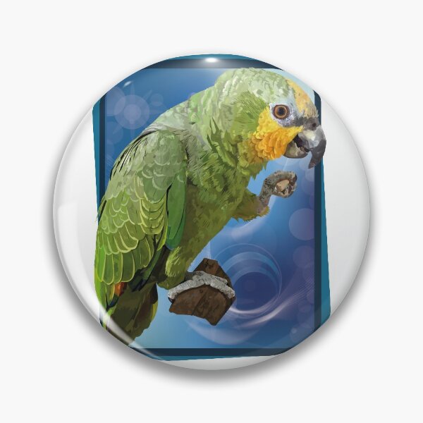 Item preview, orange winged amazon designed and sold by obscurite.
