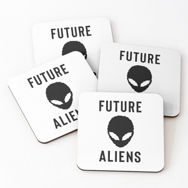 Item preview, Future Aliens Edgy Goth Sci Fi Vintage Is the New Modern - Dark for Light Background  designed and sold by sableandshadow.