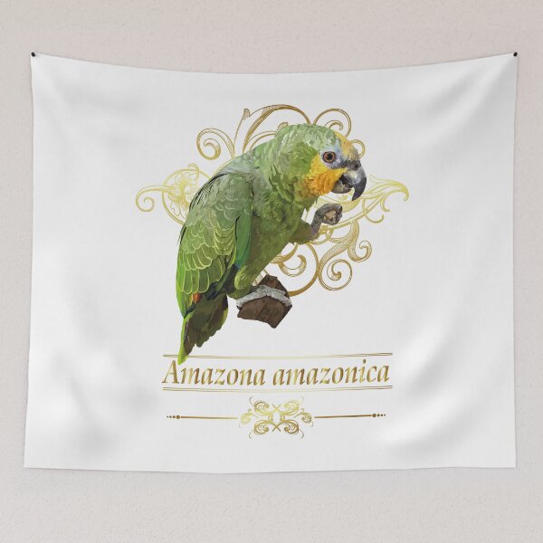 Item preview, orange winged amazon designed and sold by obscurite.