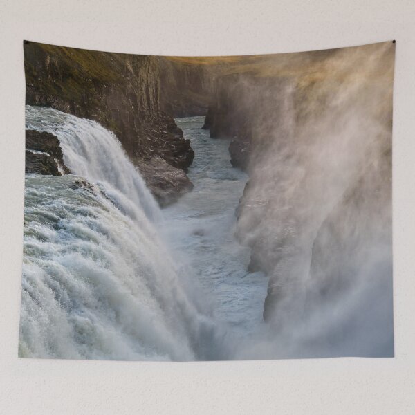 Item preview, Force of Nature Gulfoss Waterfall Iceland  designed and sold by Catherine Reading.