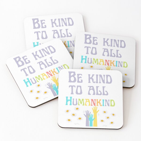 Item preview, Colorful Be Kind to All Humankind  designed and sold by Dollfacedesign.