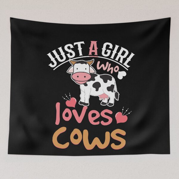 Item preview, Just A Girl Who Loves Cows designed and sold by Gravity1206.