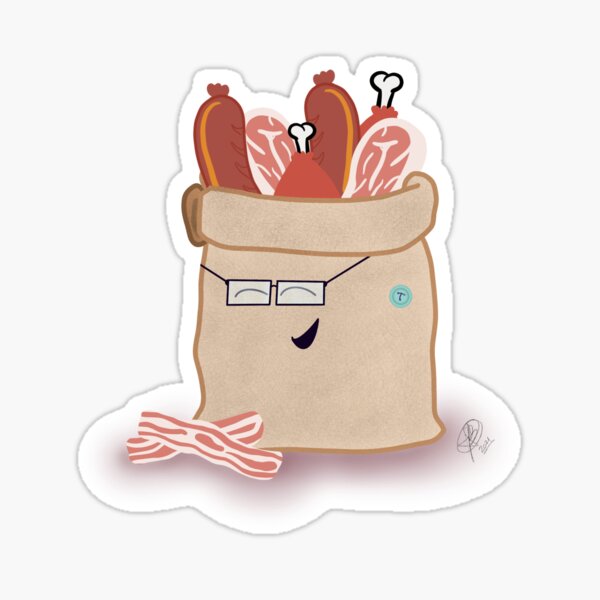 Adorable Meatsack Sticker