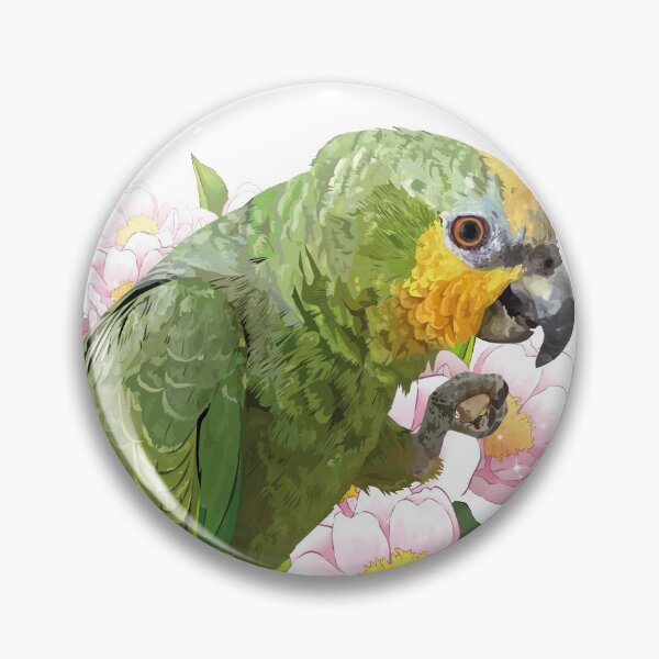 Item preview, orange winged amazon designed and sold by obscurite.