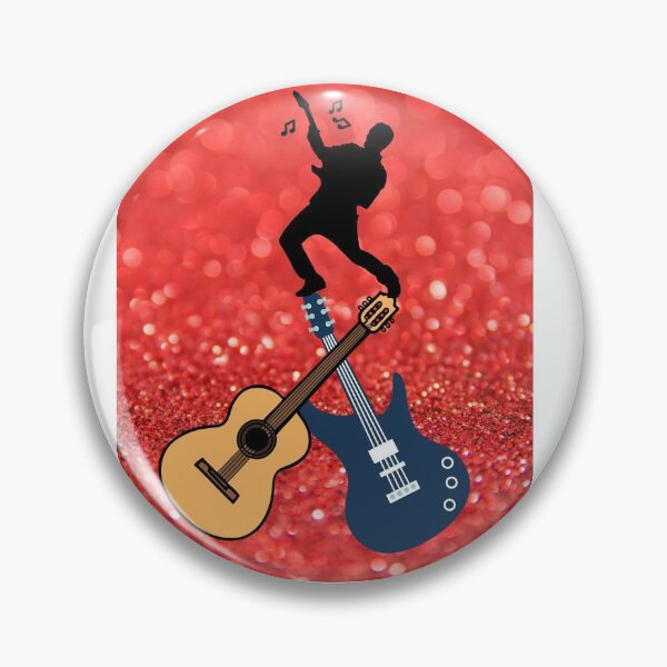 Aperçu de l'œuvre Croix de guitare créée et vendue par Helen Enchanted Designs .