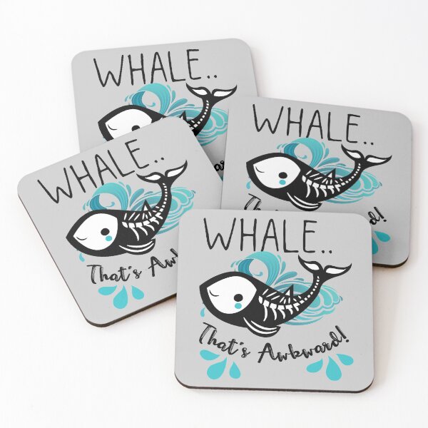 Item preview, Ballena, eso fue incómodo. Diseño náutico punny. designed and sold by Constant Readers.