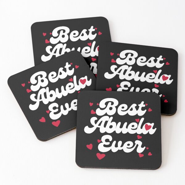 Item preview, Best Abuela Ever with Red Hearts - Valentine's Day, Mothers' Day (White Text) designed and sold by charqui.