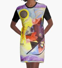 Vestido camiseta Amarillo Rojo Azul