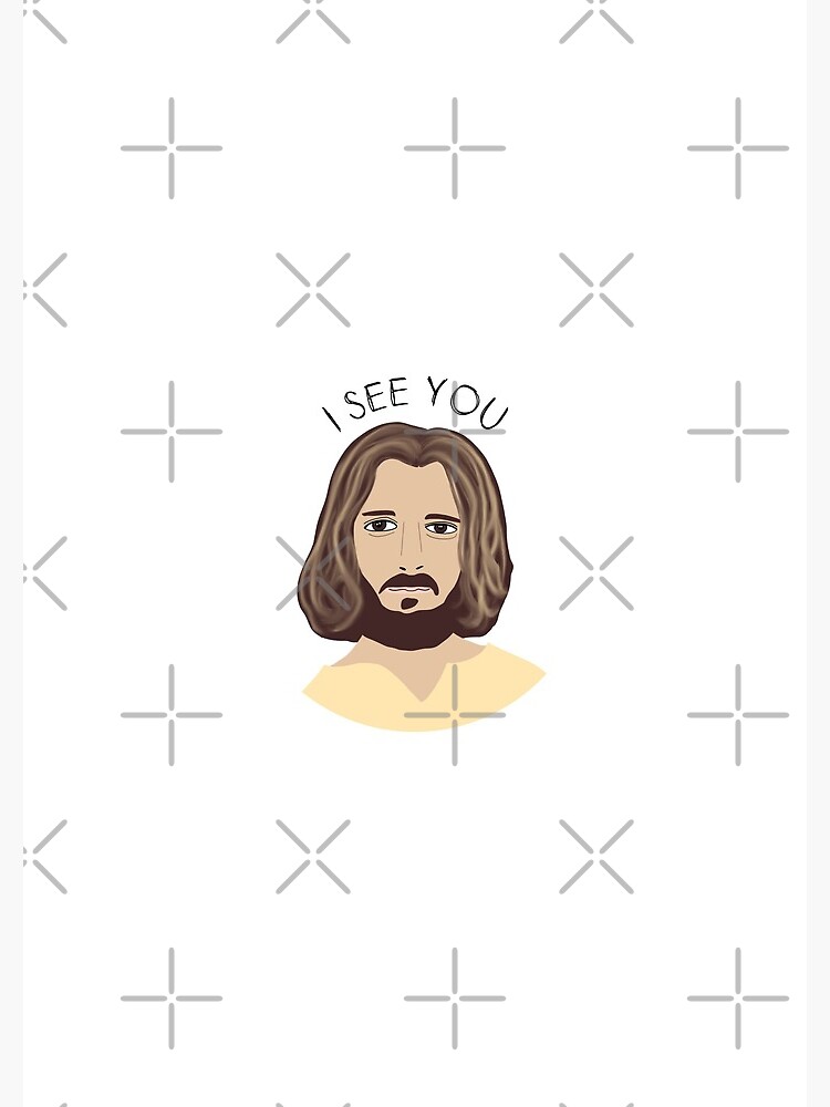 Jesus Cartoon I See You by mydabug