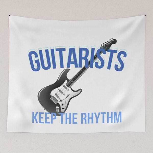 Item preview, Guitarists Keep The Rhythm designed and sold by Mercury's Space.
