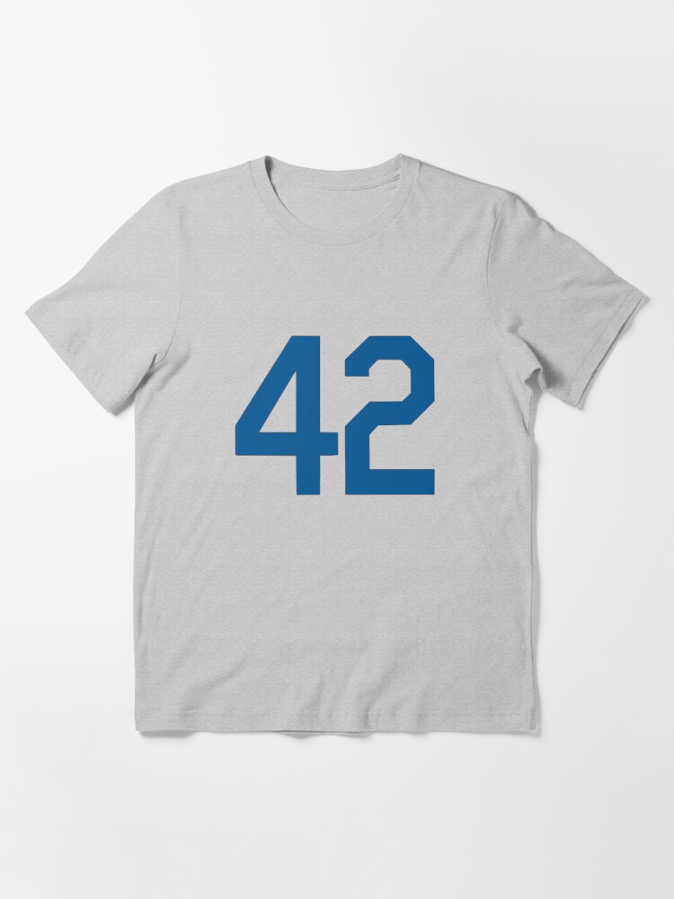Baseball Number 42 Honoring Baseball Barrier Breaker Jackie Robinson  Essential T-Shirt for Sale by prohockeylabs