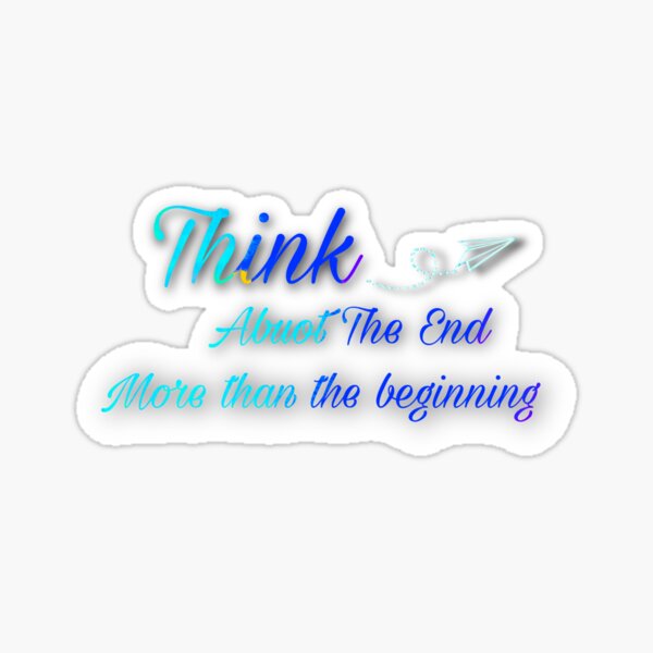 The end Sticker