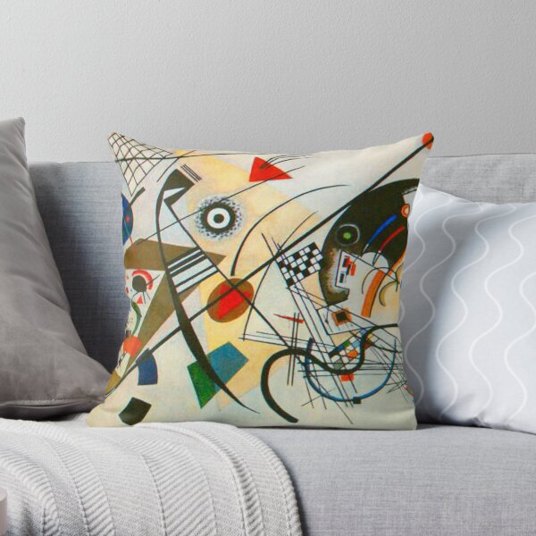 Kandinsky painting Throw Pillow