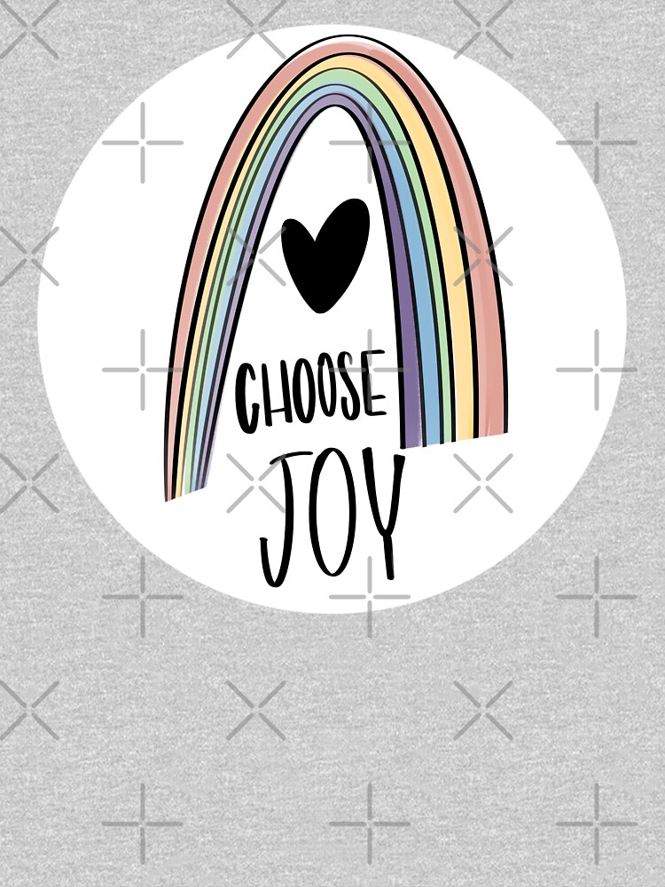 Choose Joy Rainbow and Heart by mydabug