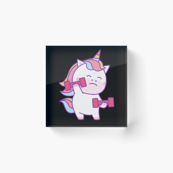 Item preview, Unicorn Weightlifting - Unicorn designed and sold by YueHeng Creates ⭐⭐⭐⭐⭐.