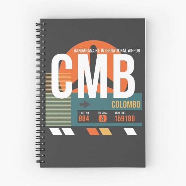 Item preview, Colombo, Sri Lanka (CMB) Airport Code Baggage Tag designed and sold by SLAG-Creative.